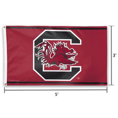 Alt View 1. WinCraft - South Carolina Gamecocks Deluxe 3' x 5' Flag - Multicolor.
