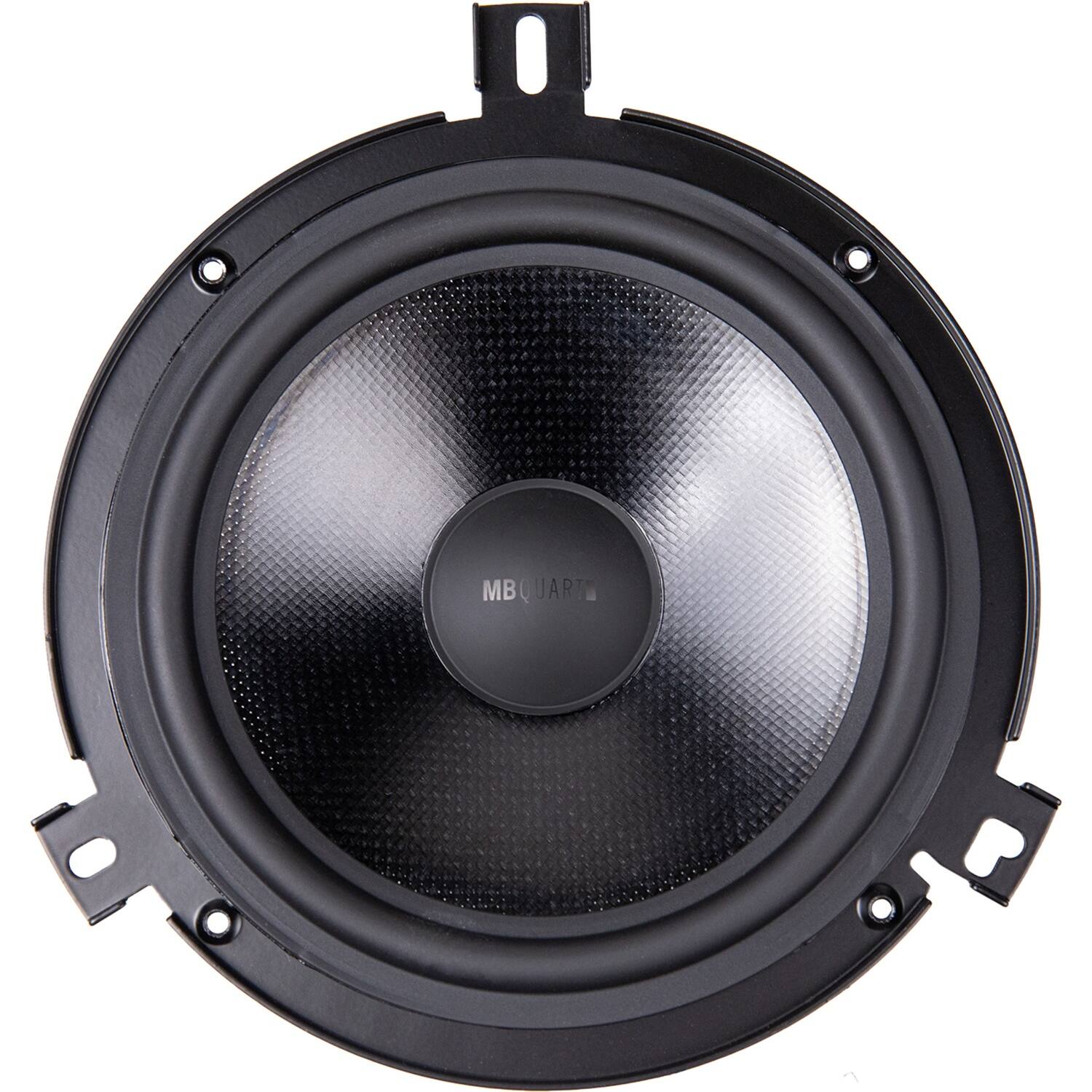 Alt View 12. MB Quart - Tuned 6-1/2" Convertible Car Speakers with Fiber Cones (Pair) - Black.