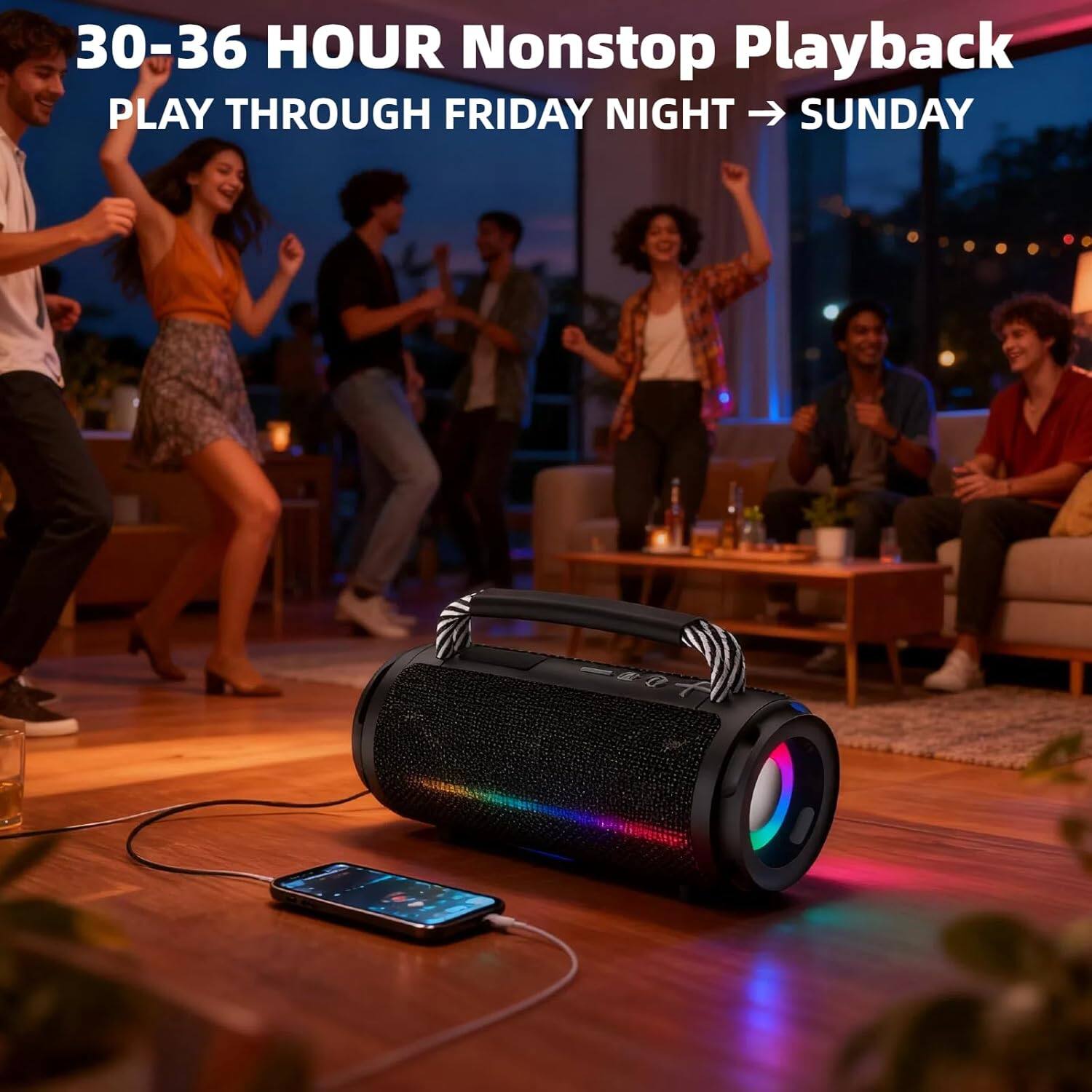 30-36 HOUR Nonstop Playback  
PLAY THROUGH FRIDAY NIGHT → SUNDAY