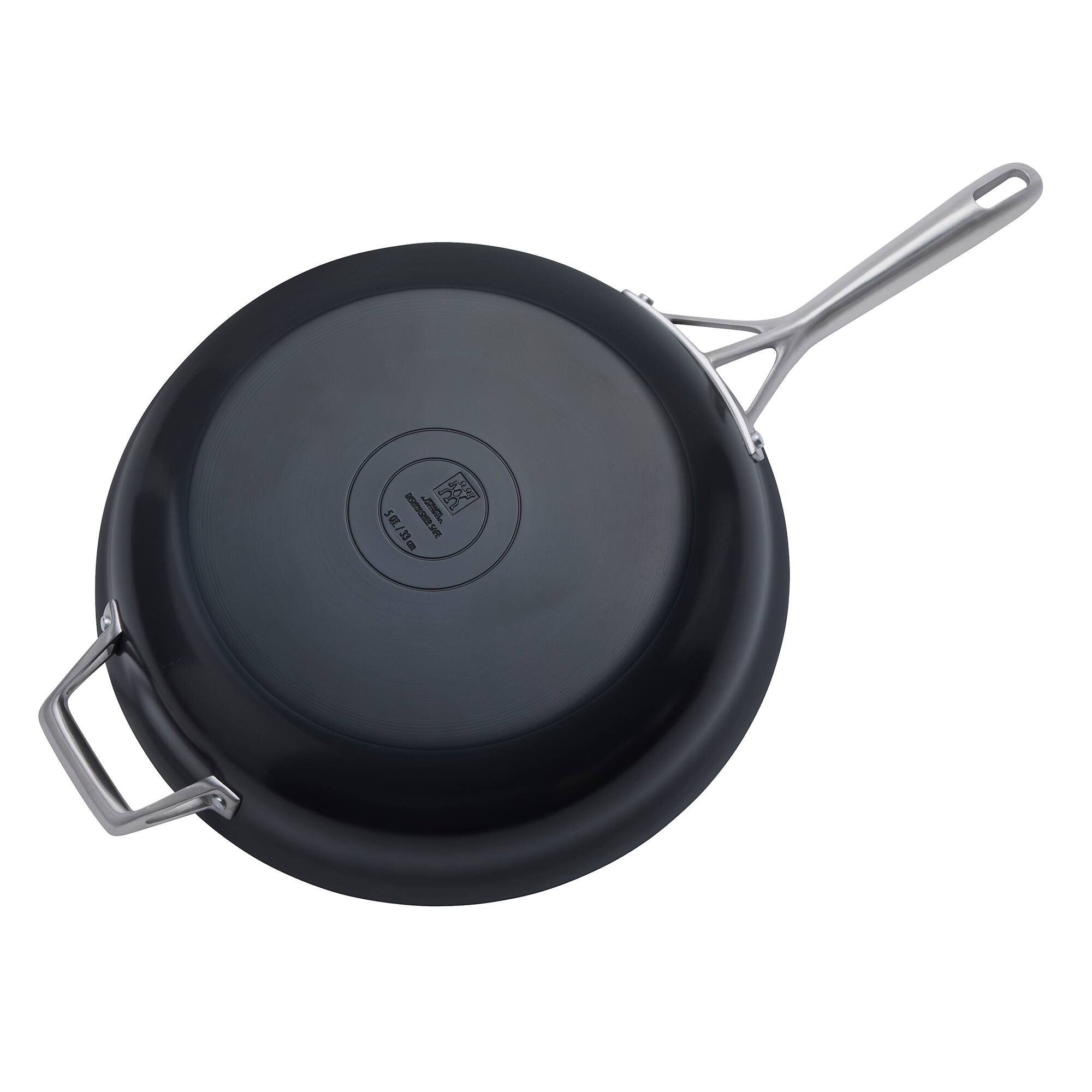 Alt View 2. ZWILLING - ZWILLING Motion Ceramic Hard Anodized 5-qt Aluminum Nonstick Deep Fryer. - Black.