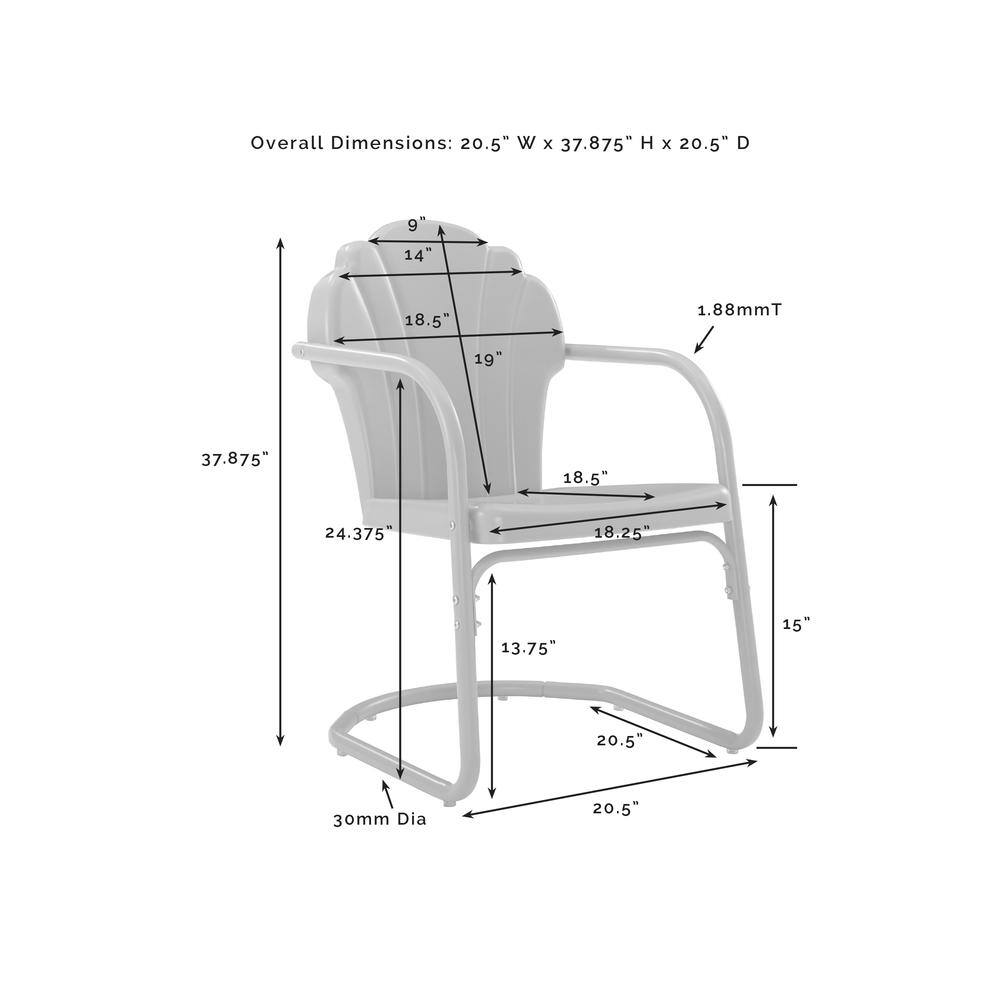 Overall Dimensions: 20.5" W x 37.875" H x 20.5" D

- 9"
- 14"
- 18.5"
- 1.88mmT
- 19"
- 37.875"
- 18.5"
- 24.375"
- 18.25"
- 13.75"
- 15"
- 20.5"
- 30mm Dia
- 20.5"