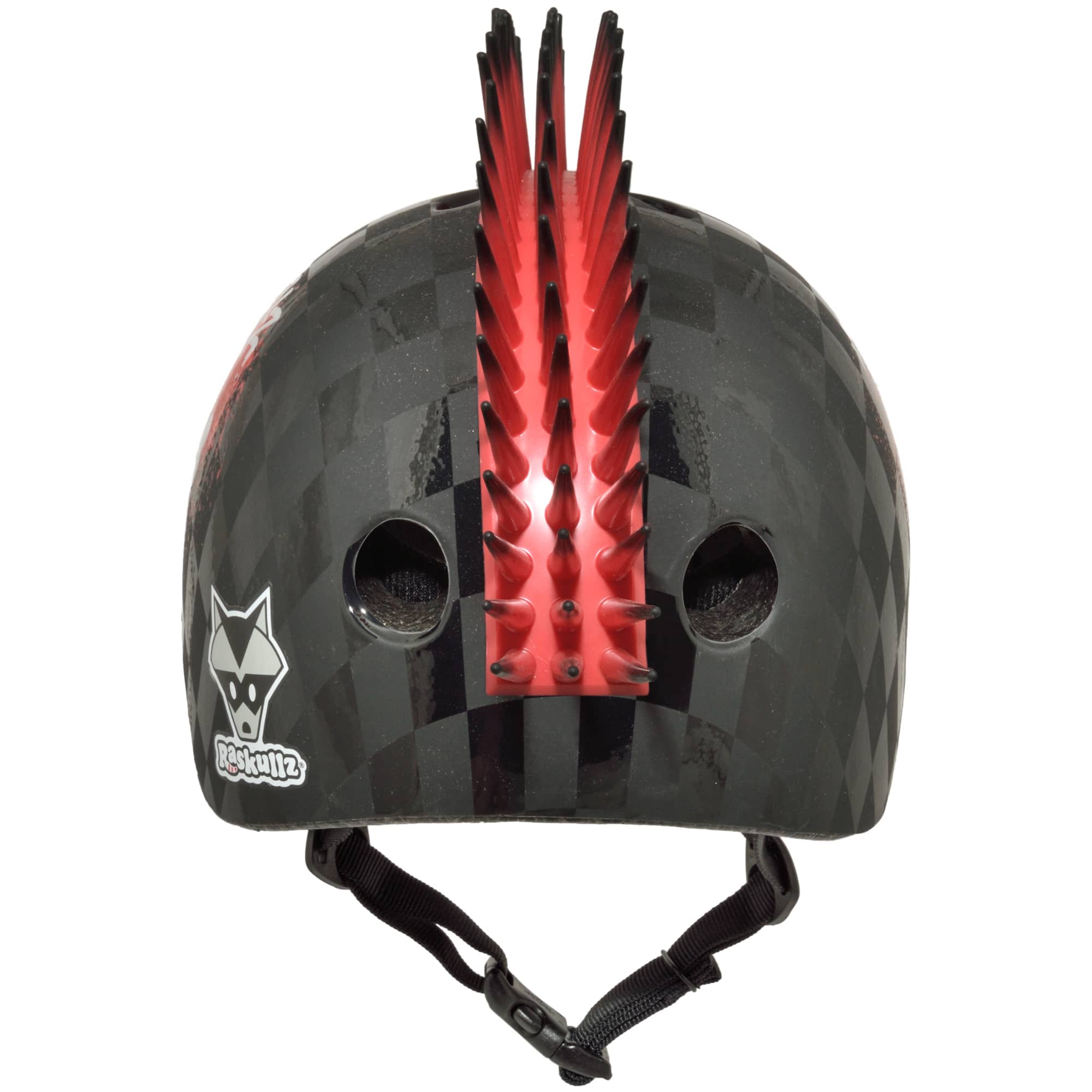 Alt View 12. Raskullz - Skull Hawk Helmet for Bike and Scooter - Red.