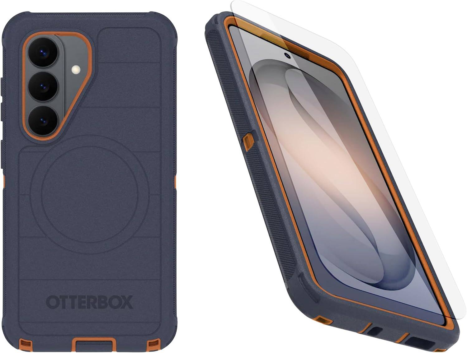 Navy Canyon (Blue & Orange)