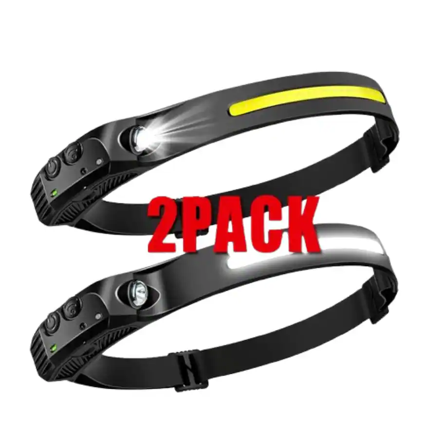 Lampada Frontale Impermeabile COB Night Buddy Sensore LED 230° Testa - Foto 9