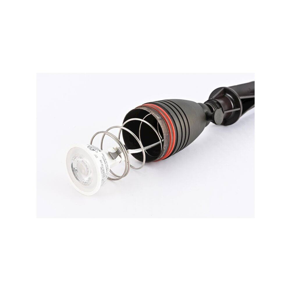 Alt View 2. Elitco Lighting - Outdoor 12V Cast Brass Spot Light - Dark Bronze.