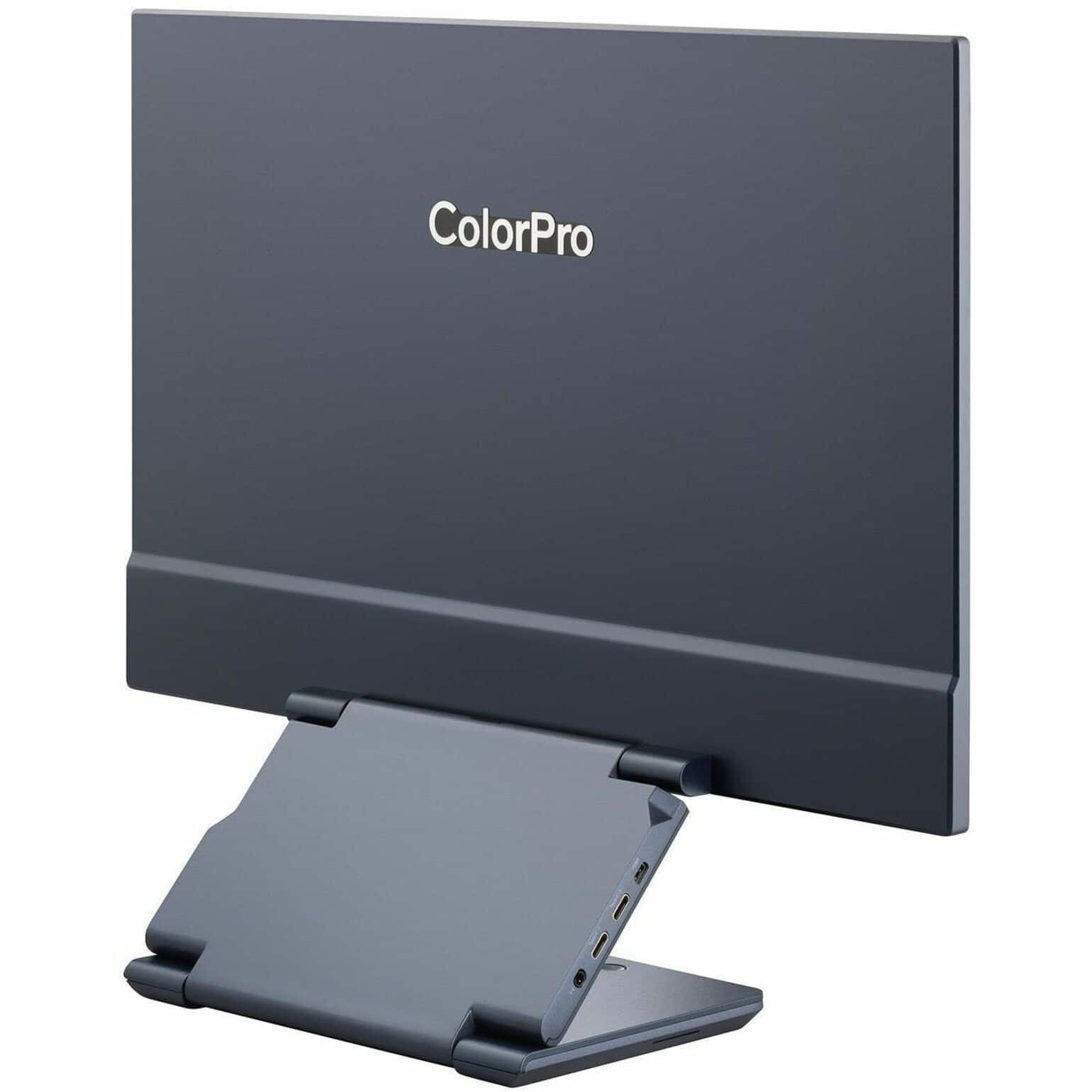 Alt View 19. ViewSonic - VP1656 15.6" IPS LCD FHD Portable Monitor (USB-C) - Black.