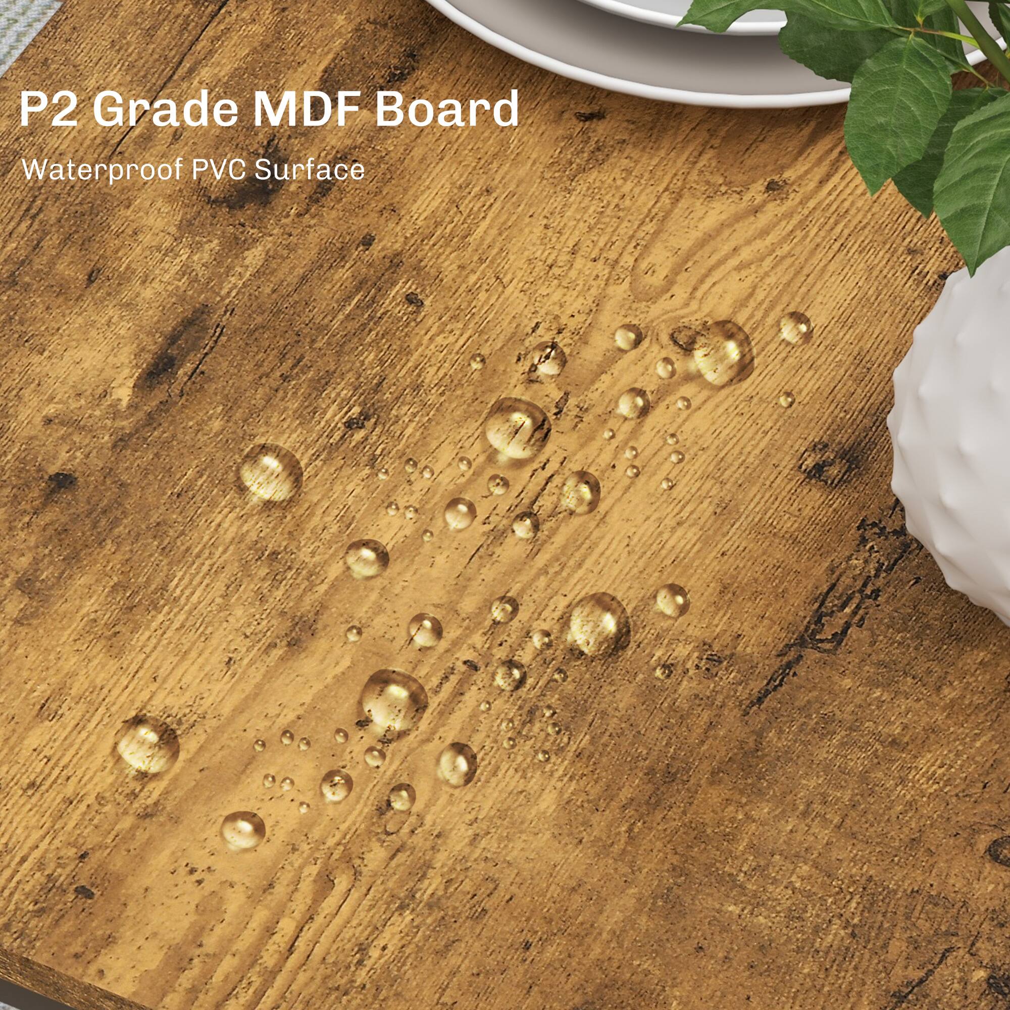 P2 Grade MDF Board  
Waterproof PVC Surface