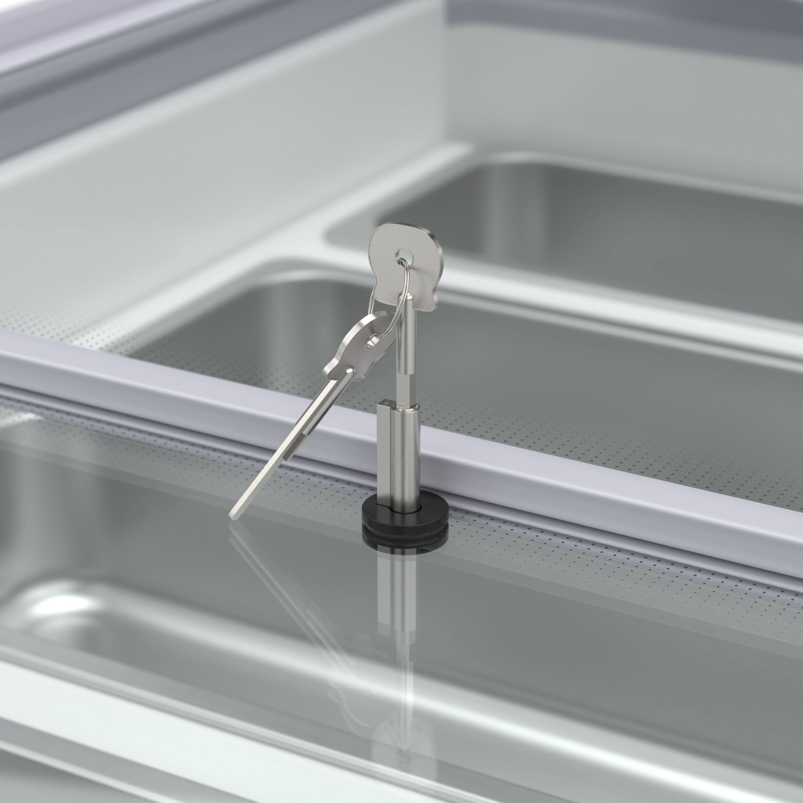 Alt View 9. Koolmore - 50 in. 8 Tub Ice Cream Dipping Cabinet Display Freezer with Sliding Glass Door, 13 cu. ft. KM-ICD-49SD. - White.