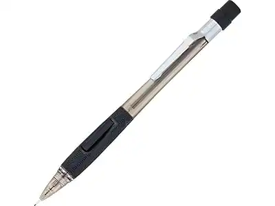 Front. Pentel - Quicker Clicker Mechanical Pencil, No. 2 Medium Lead, Each - Black.