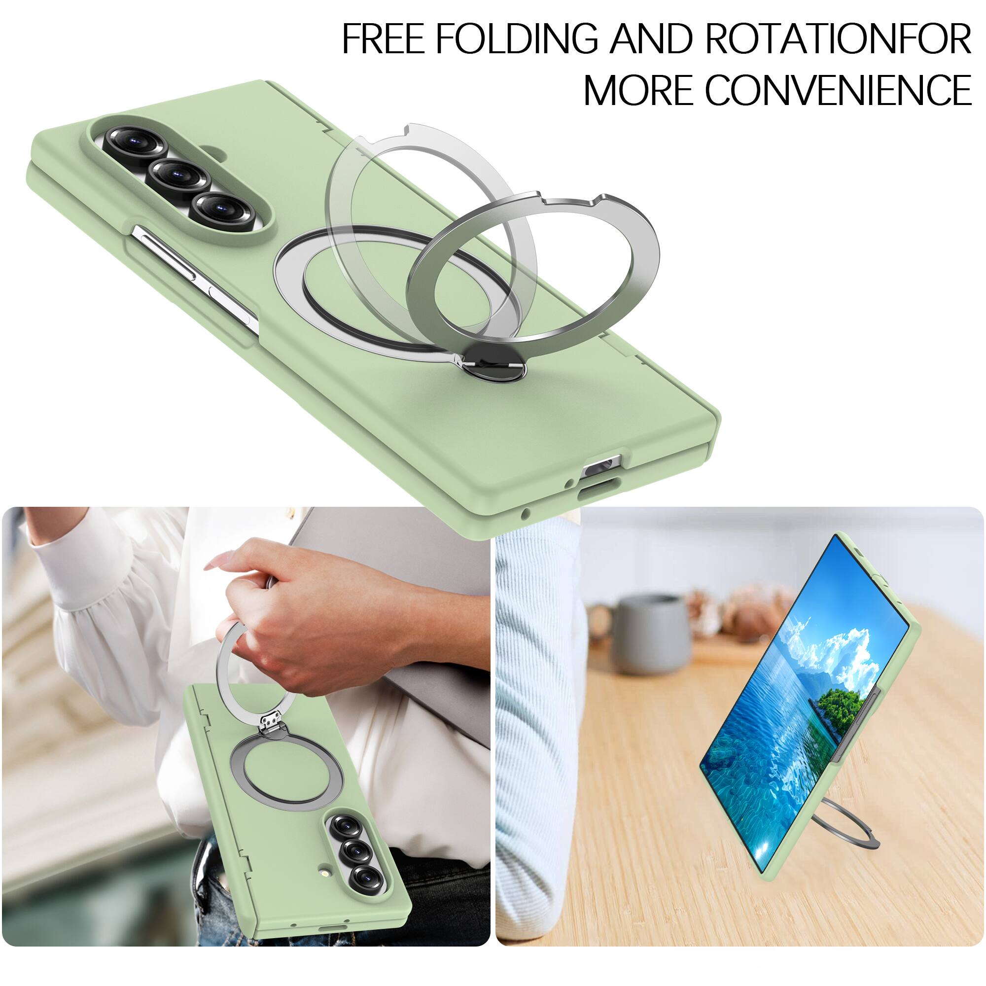 FREE FOLDING AND ROTATION FOR MORE CONVENIENCE