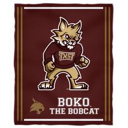 Vive La Fete - Texas State Bobcats 36'' x 48'' Children's Mascot Plush Blanket - Multicolor