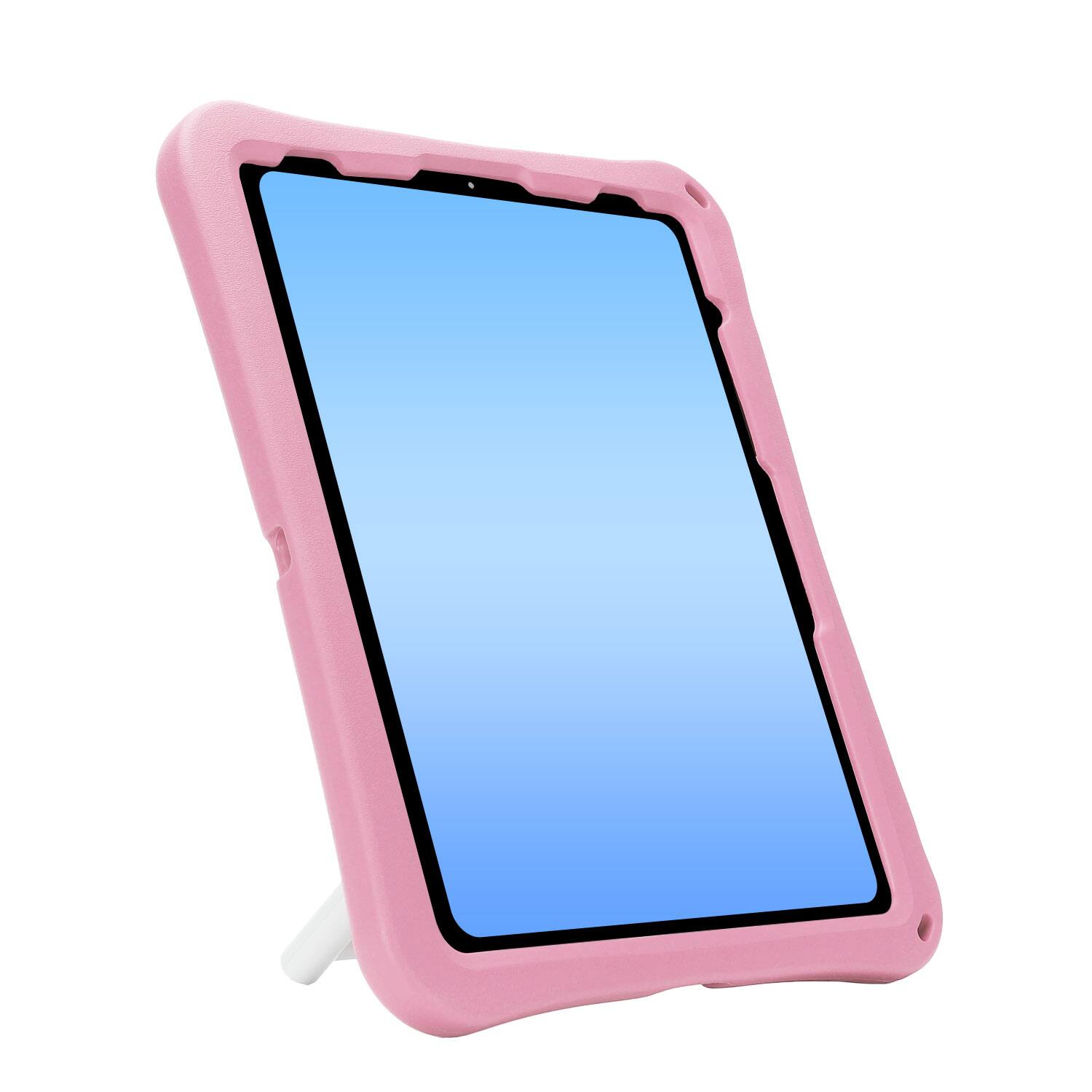 Alt View 3. Dteck - for Apple iPad Air (M4) 13" 2026/(M3) 2025/(M2) 2024 Rugged Case,Shockproof Heavy Duty EVA Cover with Rotating Stand - Pink.