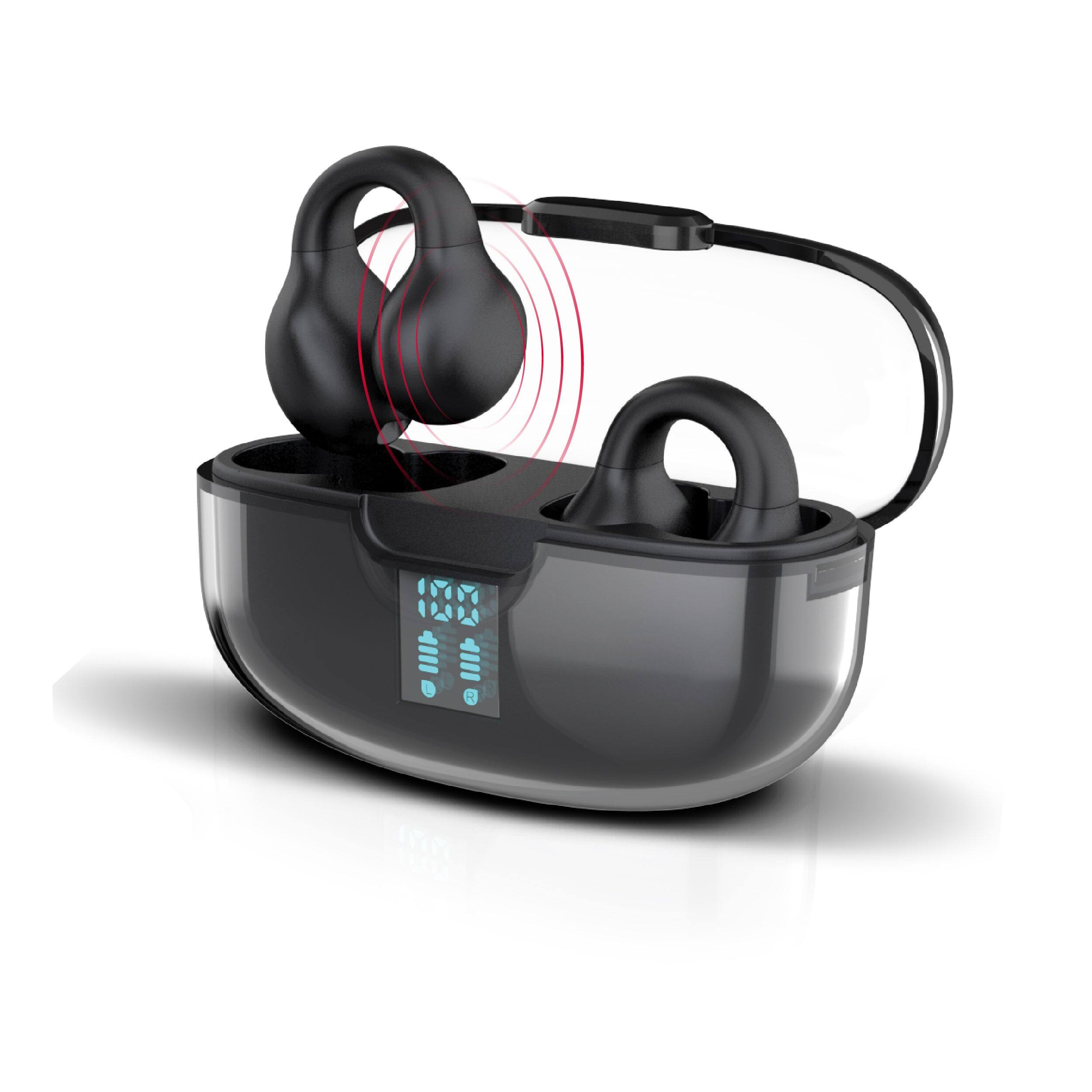 Front. RCA - Wave-66 True Wireless Earbuds, 20H Playtime, Hi-Res Audio, Big Bass - Black.