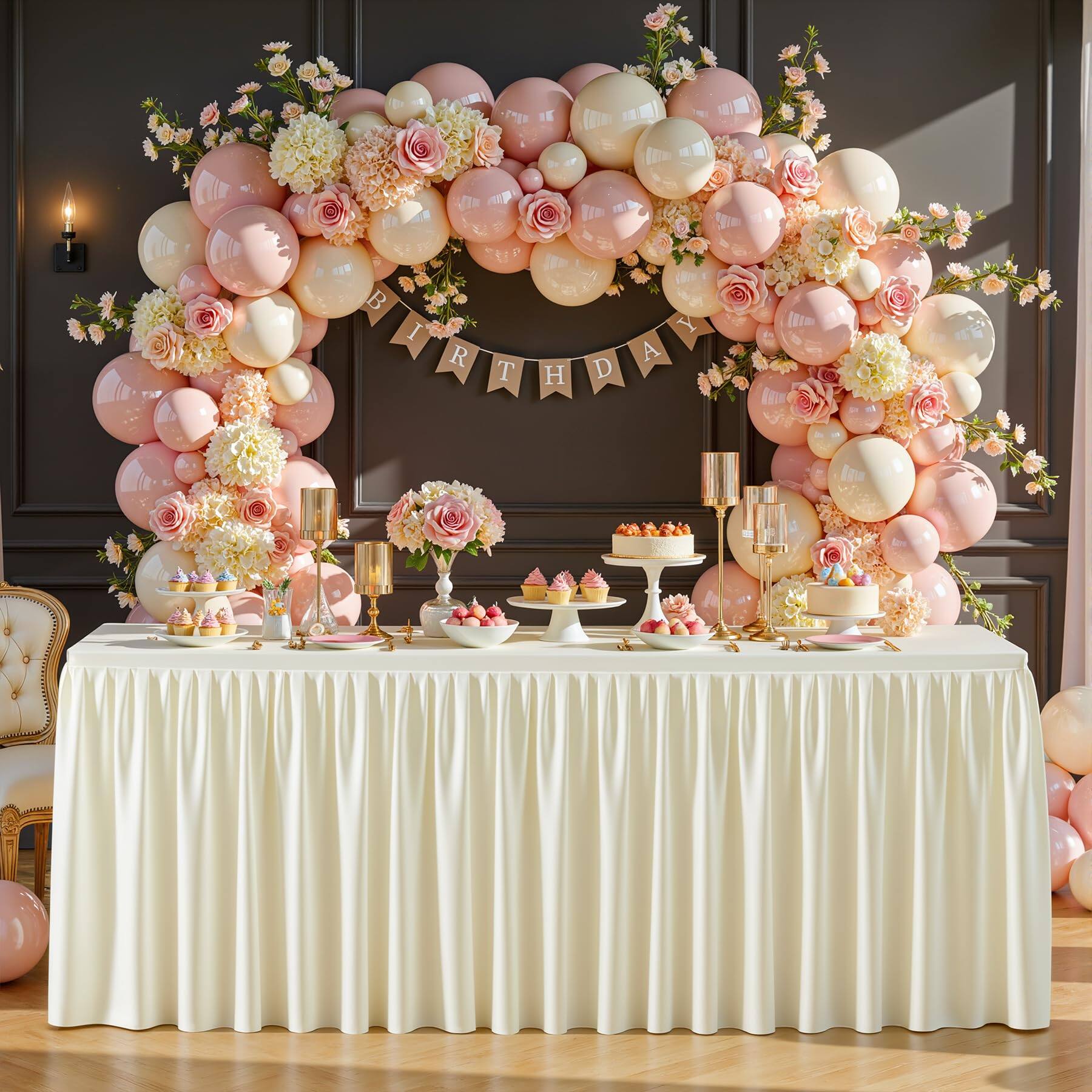 Cream White-72" x 30" (6FT-1 Pack)