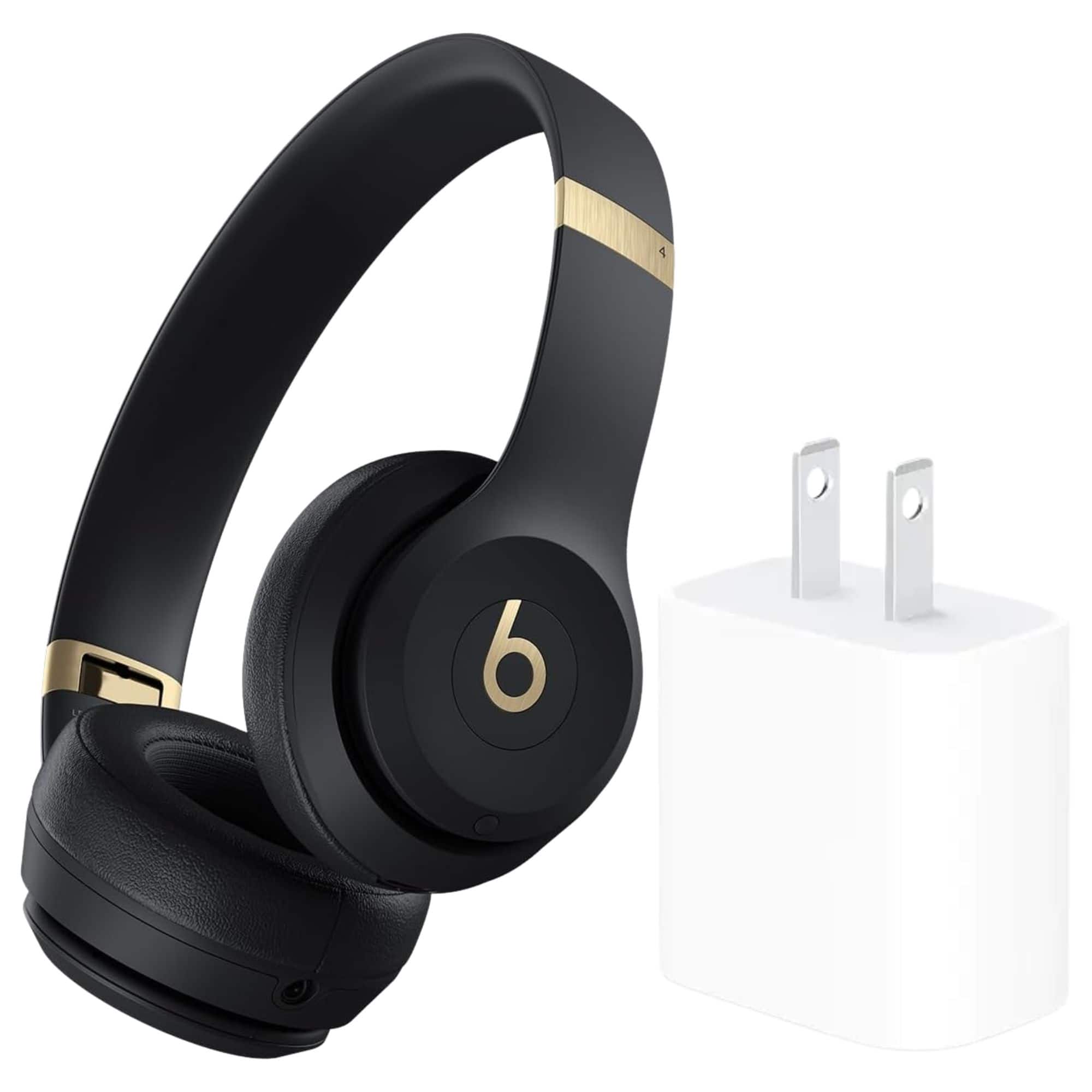 Beats Solo 4 新品　ブラック　黒 Beats Solo 4 Bluetooth Wireless On-Ear Headphones – ShopCGX