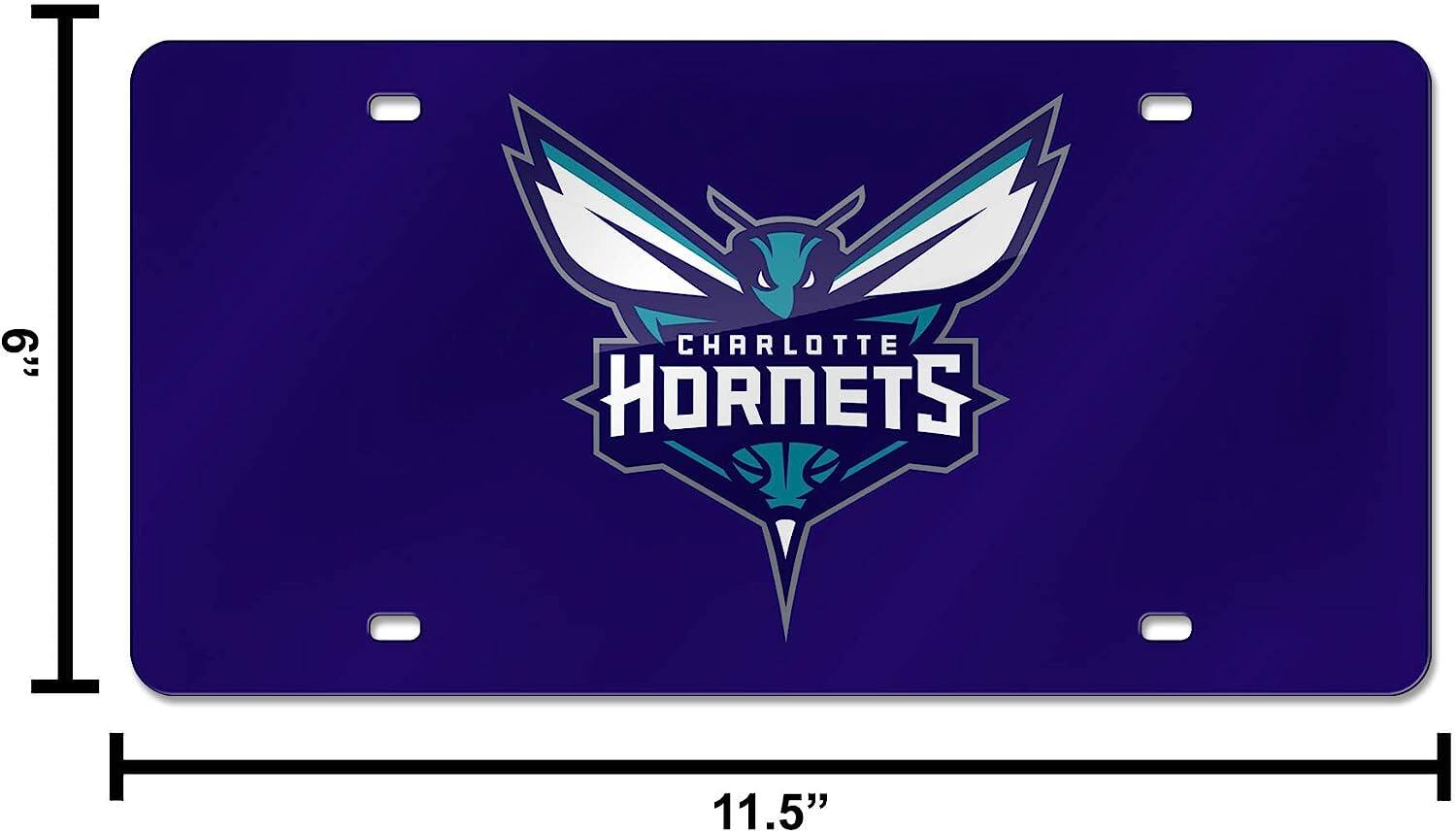 6" x 11.5" CHARLOTTE HORNETS