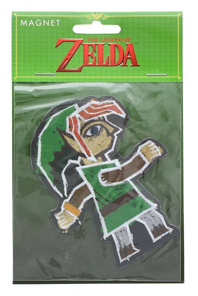 Just Funky - The Legend of Zelda Link Painting 4-Inch Auto Magnet - Green price history on PriceWatchPro