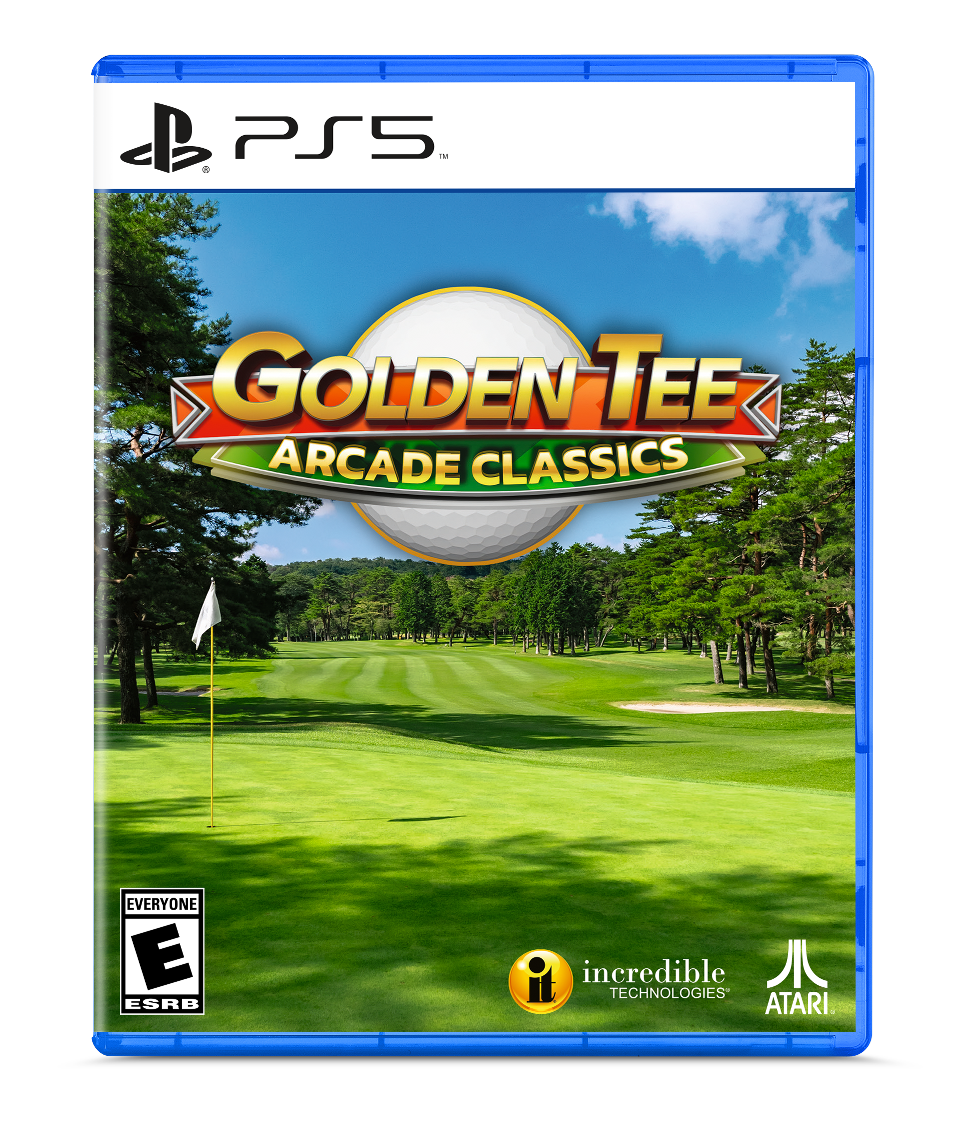 PS5 - GOLDEN TEE ARCADE CLASSICS - EVERYONE E ESRB - it incredible TECHNOLOGIES ATARI