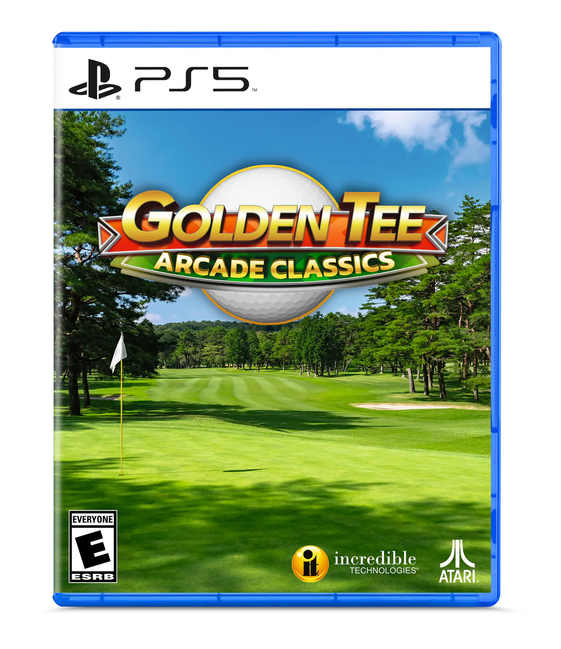 PS5 - GOLDEN TEE ARCADE CLASSICS - EVERYONE E ESRB - it incredible TECHNOLOGIES ATARI - E (Everyone)