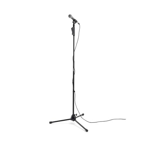 Alt View 8. On Stage Stands - On-Stage MS7540 One-Handed Mic Stand with Tripod Base (For Vocal and Instrument Microphones, Height-Adjustable, - Black.