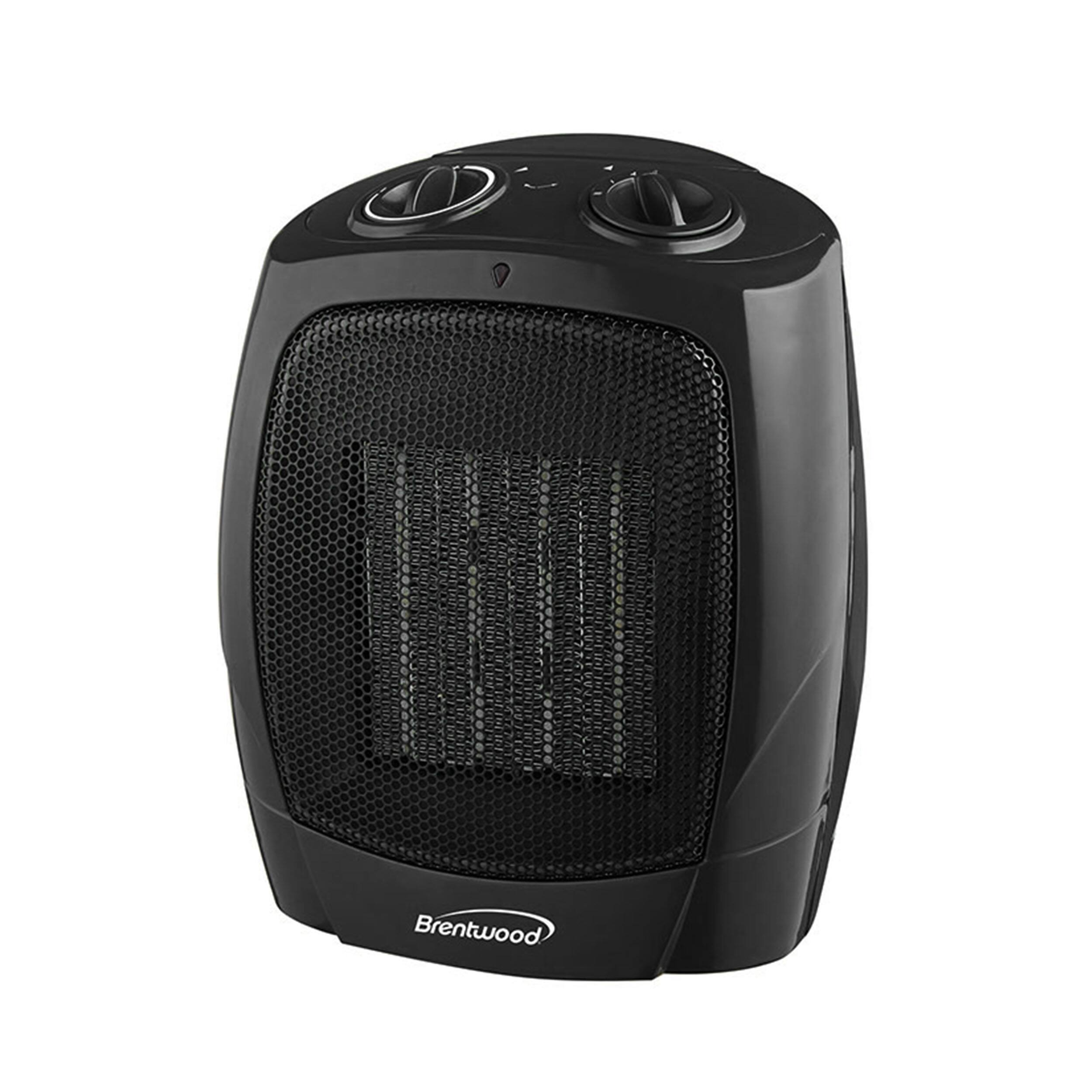 Brentwood - 1500 Watt Ceramic Fan Heater - Black