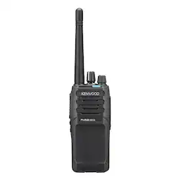Kenwood - ProTalk NX-P1200NVK VHF Business Two-Way Radio, Charging Cup, 5 Watts, 64 Channels, Digital NXDN or Analog - Black