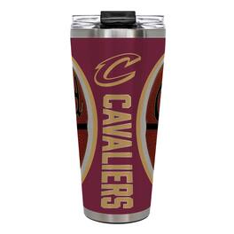Great American Products - Cleveland Cavaliers 32oz. Big Slim Game Ball Travel Tumbler - Brown