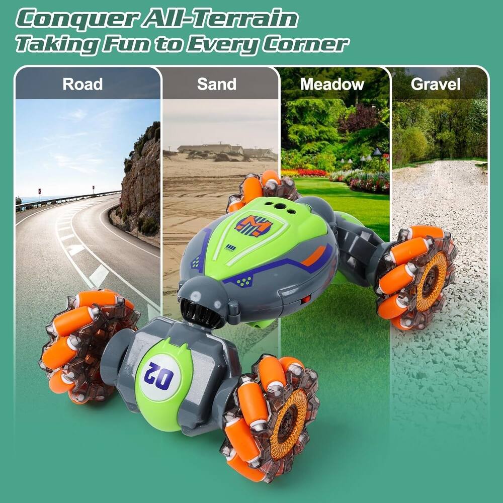 Conquer All-Terrain  
Taking Fun to Every Corner  
Road  
Sand  
Meadow  
Gravel