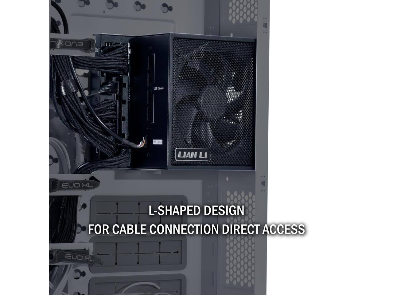 Lian Li Edge series EG1300 Black, 1300W ATX12V v3.1, 80 PLUS