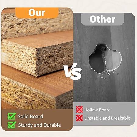 Our Solid Board  
Sturdy and Durable  

Other Hollow Board  
Unstable and Breakable
