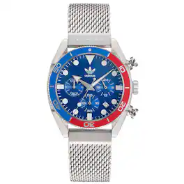 adidas - Men's Originals Fashion Edition Two Dial Watch - AOFH22500 - Blue