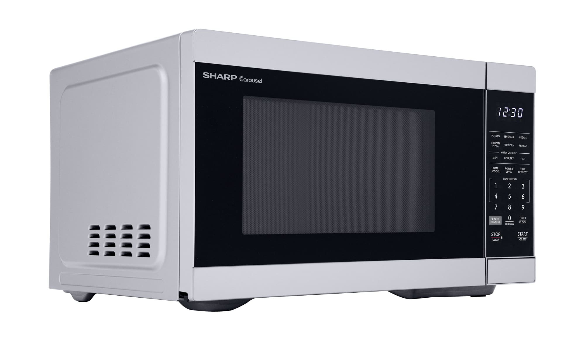 Sharp 1.1 cu. ft. 1000W Smart Countertop Microwave Works with
