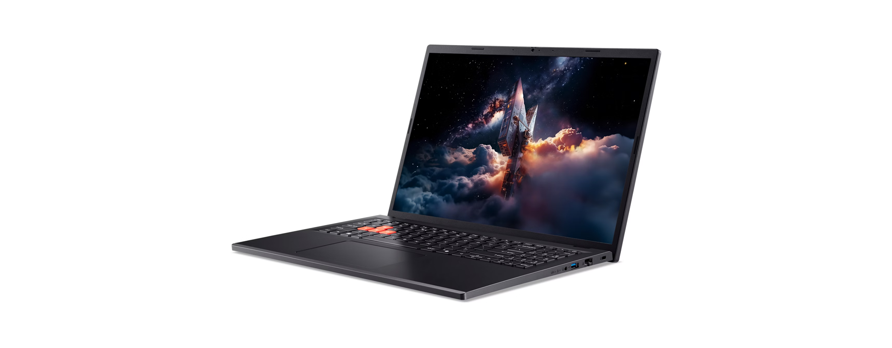 Left. Acer - Nitro Lite 16" Laptop WUXGA Intel Core i5-13420H 16GB 512GB SSD RTX 3050 NL16-71G-57PH.