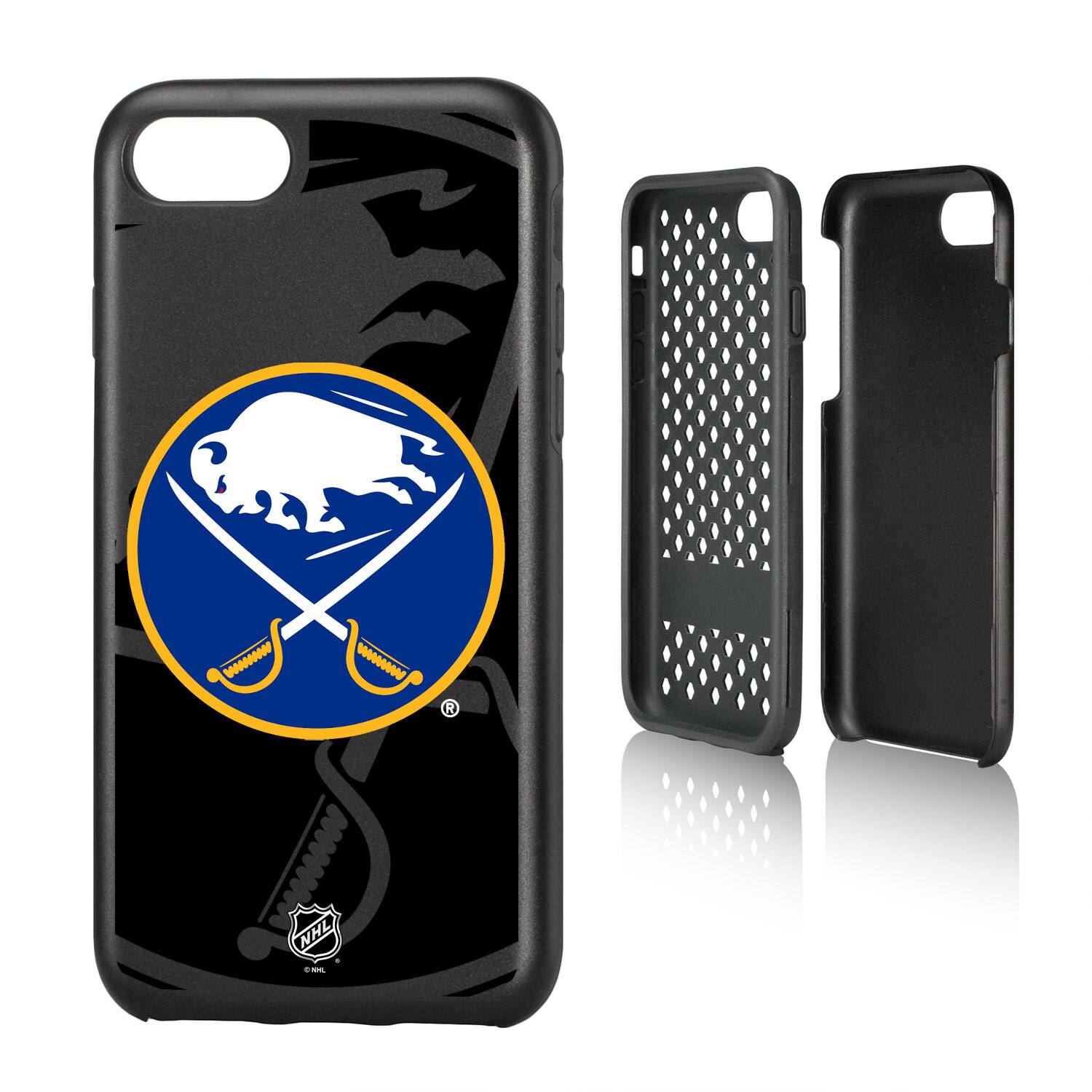 Alt View 3. Keyscaper - Buffalo Sabres iPhone Mono Tilt Rugged Case - 15 Plus - Multicolor.