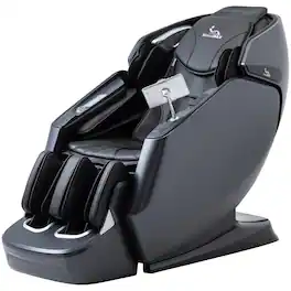 MassaMax - A675 4D Massage Chair with Flexible Track,Auto Footrest - Black
