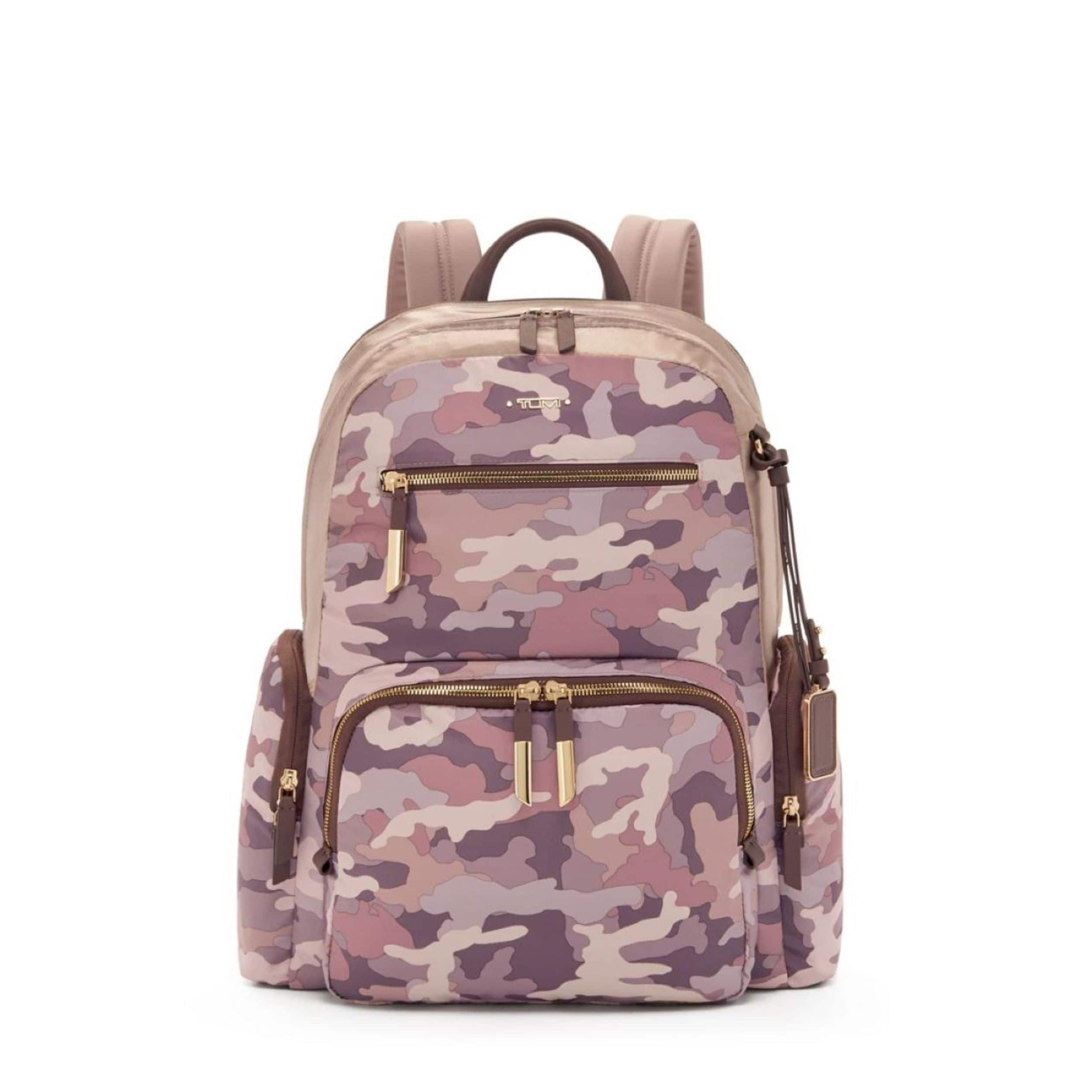 Pink tumi backpack on sale