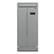 Front. Forno Appliances - 37 in. Wide Salerno 15.6 Cu. Ft. Built-In Side-by-Side Refrigerator with Spill-proof Shelves - Stainless Steel VCM.