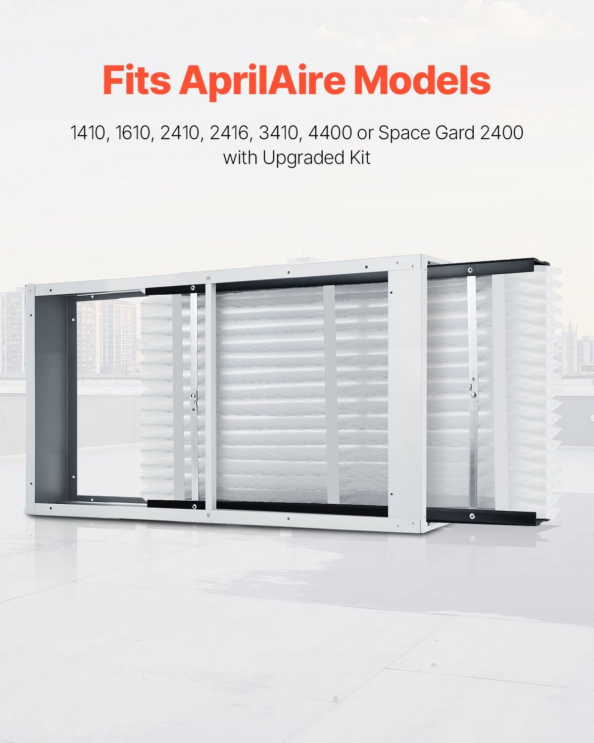 Fits AprilAire Models  
1410, 1610, 2410, 2416, 3410, 4400 or Space Gard 2400 with Upgraded Kit