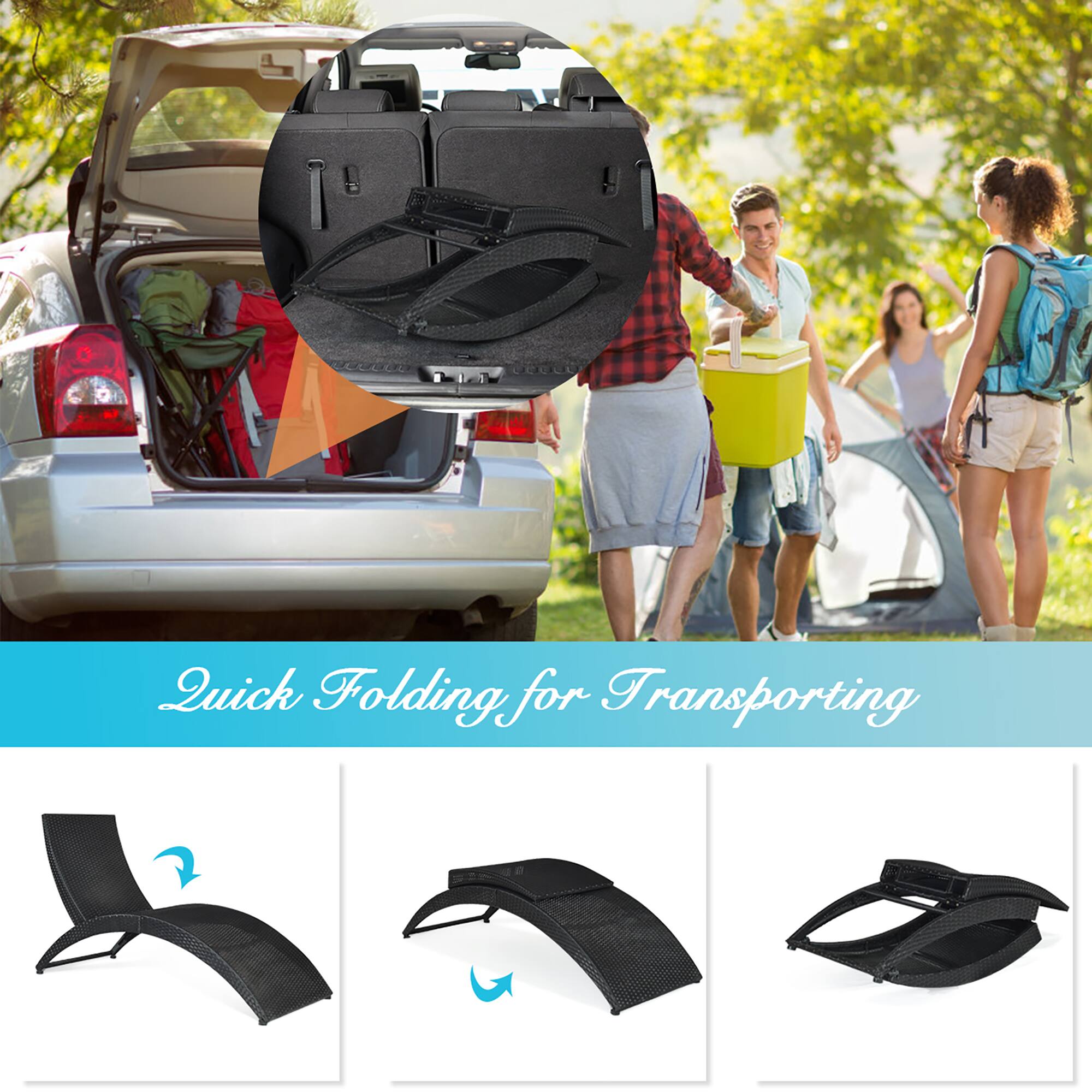 Quick Folding for Transporting