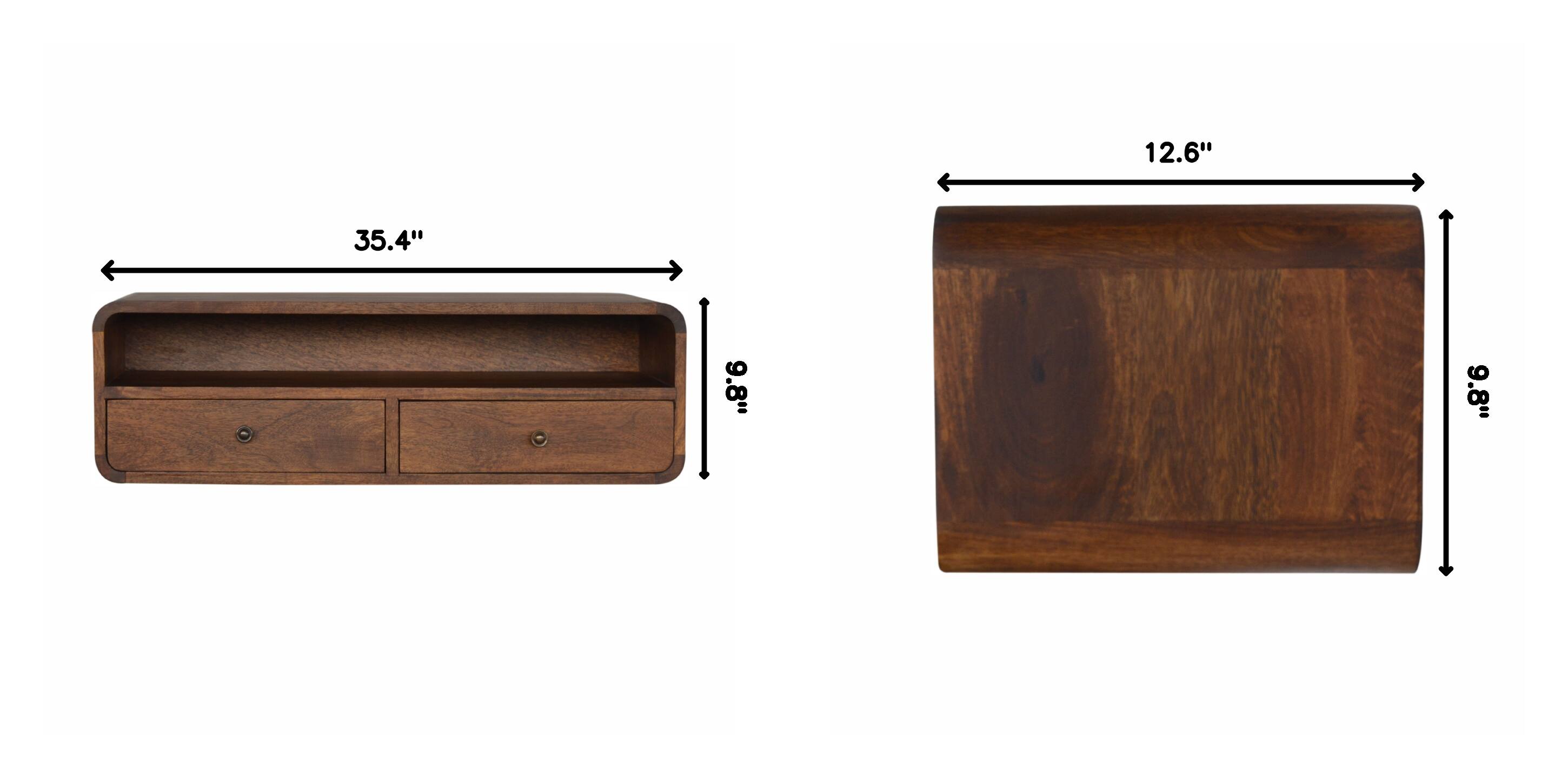 12.6" x 9.8" x 9.8"  
35.4"