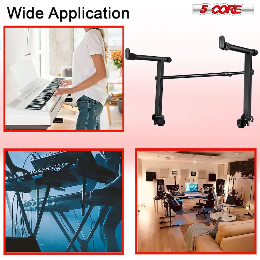 Key Extender For Keyboard 5 CORE Keyboard Stand Adapter 2 Tier Adjustable Second Extension Add On ...