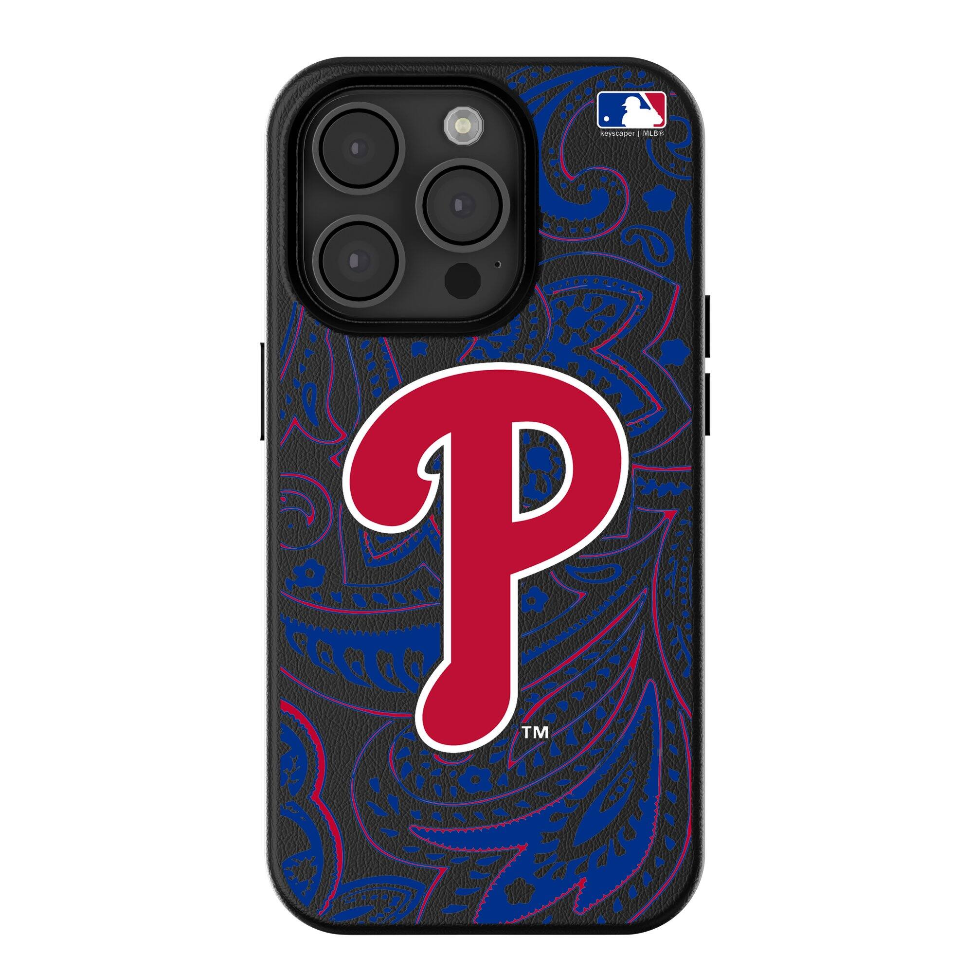Keyscaper - MLB - Philadelphia Phillies - Paisley iPhone Magnetic Bump Case - 16 Pro - Black price history on PriceWatchPro