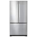 JennAir - 22 in. Wide 22 Cu. Ft. French Door Counter-Depth Refrigerator with TriSensor Electronic Climate Control - Stainless Steel