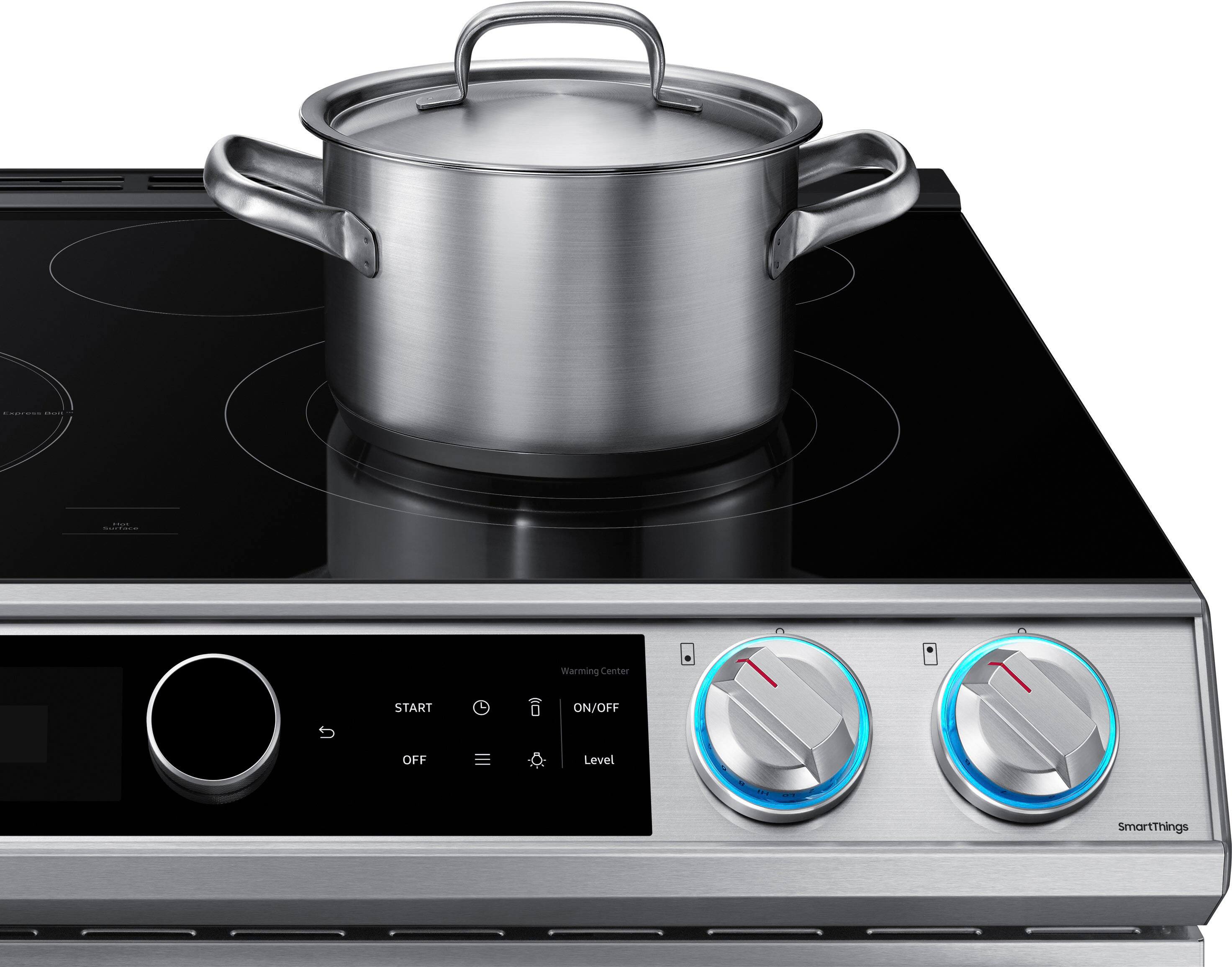 The text on the image reads: "Warming Center SmartThings Start On/Off Off Level".