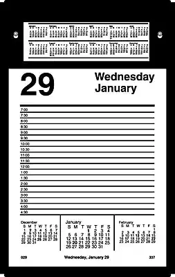 AT-A-GLANCE - Desk calendar base - Black