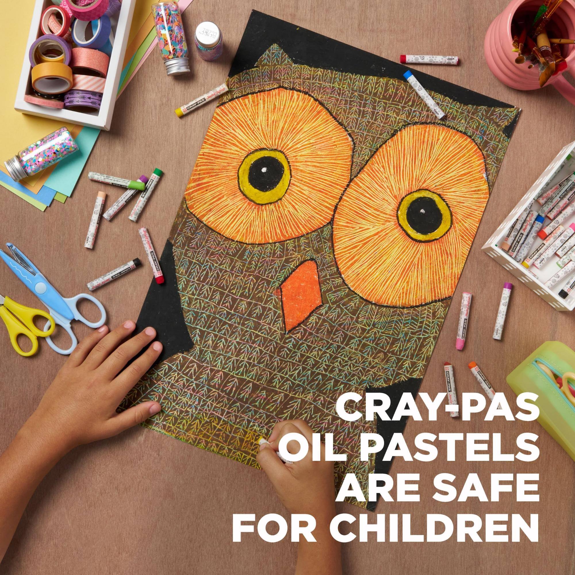 CRAY-PAS OIL PASTELS ARE SAFE FOR CHILDREN
