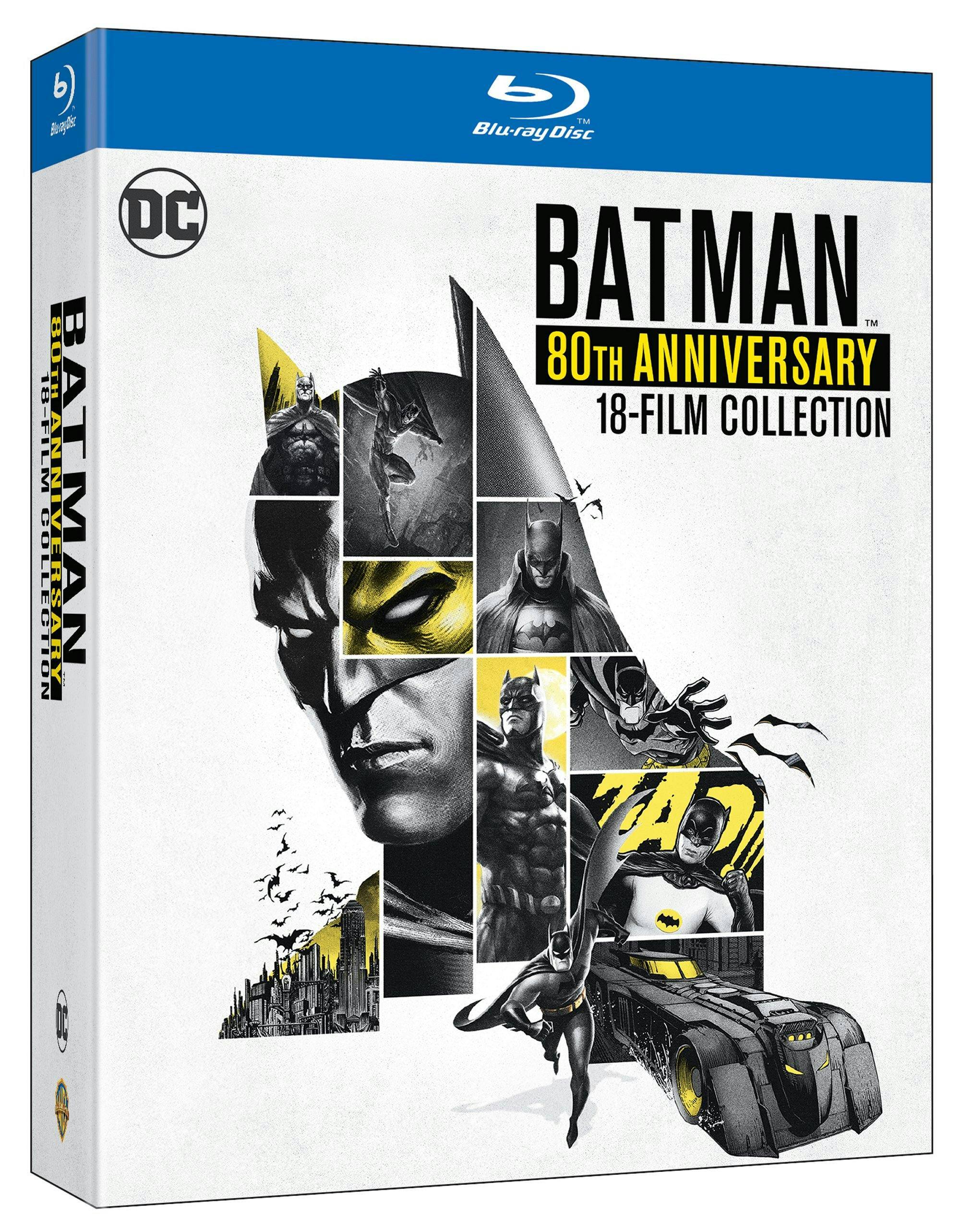 Angle. Batman 80th Anniversary Animated 18-film Collection (Box Set) [Blu-ray].