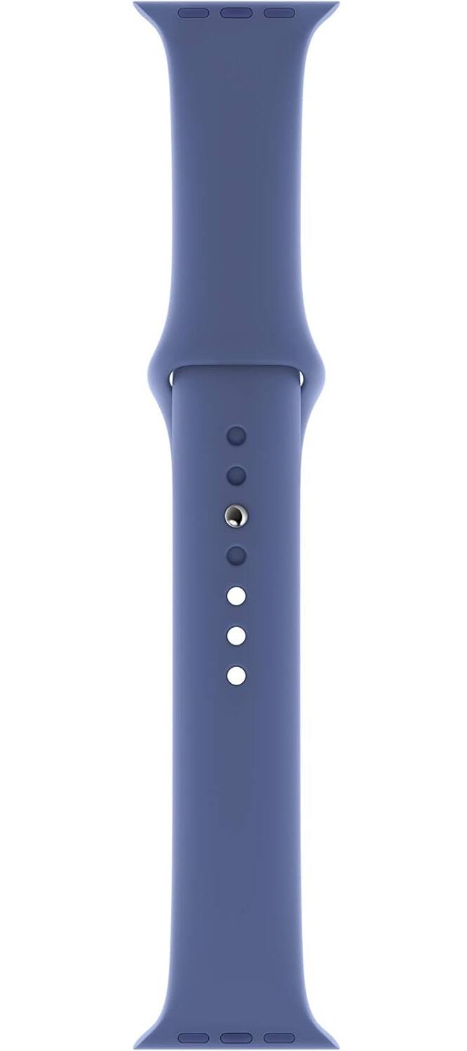 Apple - Watch Sport Band (40mm) - Linen Regular - Blue