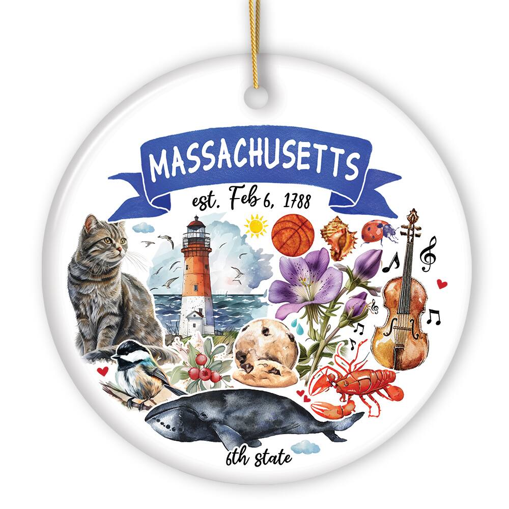 MASSACHUSETTS  
est. Feb 6, 1788  
6th state