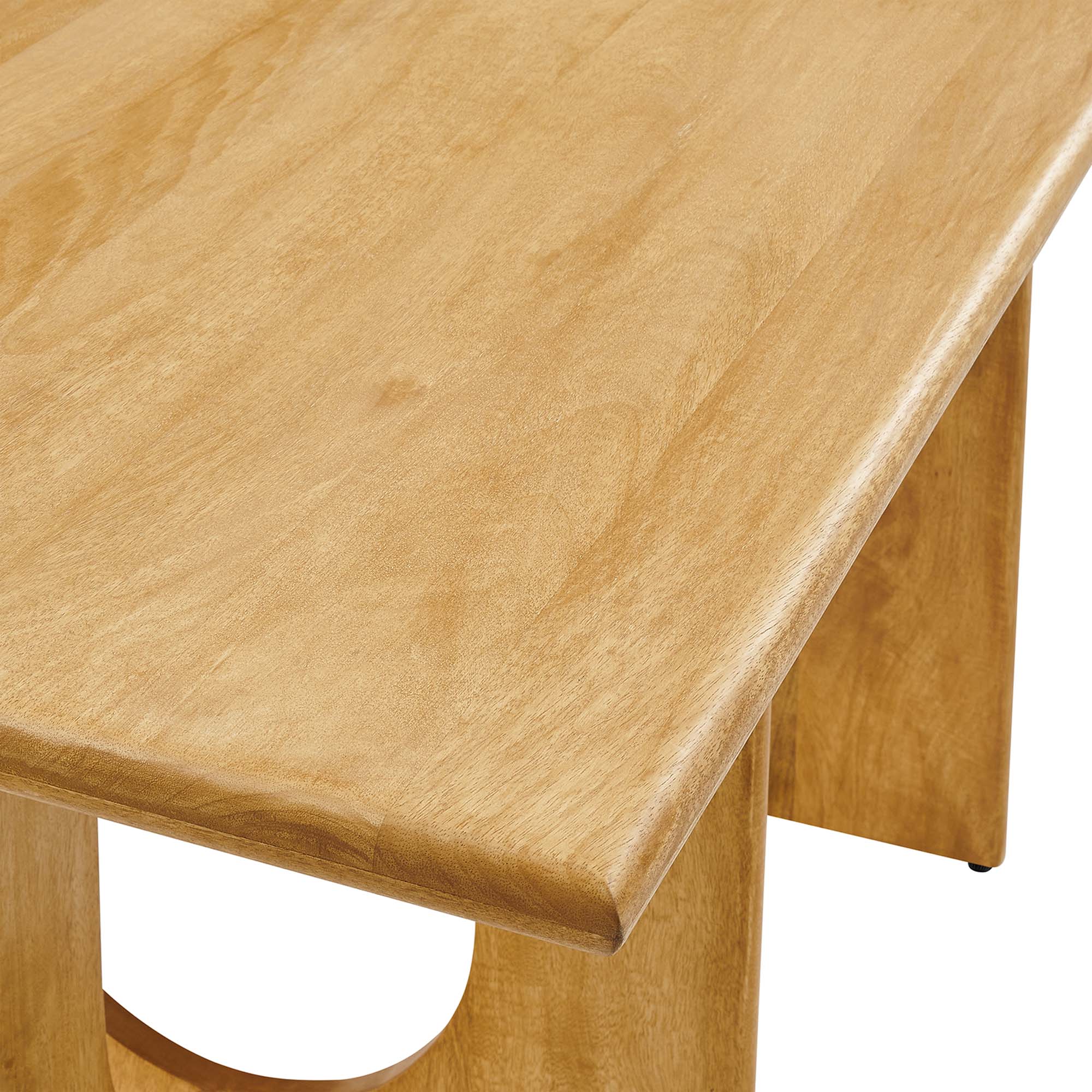Alt View 6. Modway - Rivian Rectangular 70" Wood Dining Table by Modway - Oak.